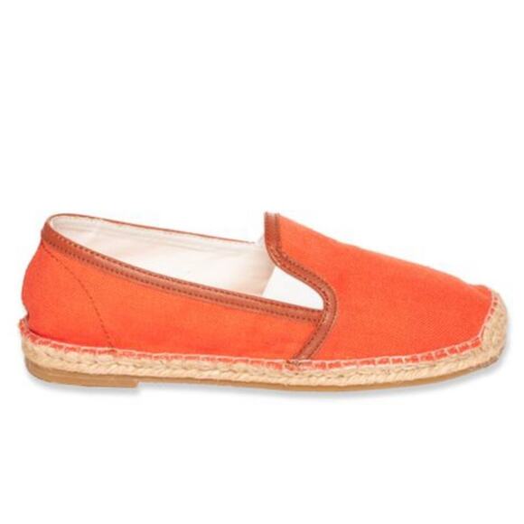 Joie Shoes - Joie Adrien Fluorescent Coral Espadrille Flats size 6.5